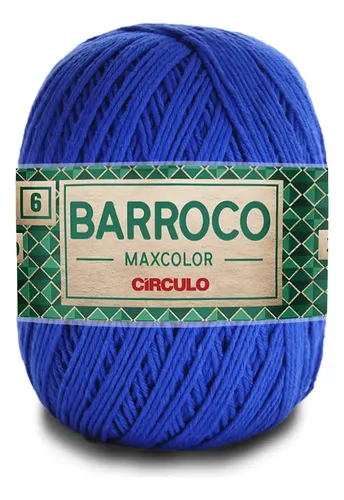 Barbante * Círculo Barroco Maxcolor N.06 400g  2829 Az Royal