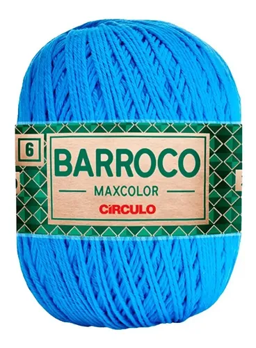 Barbante * Círculo Barroco Maxcolor N.06 400g  2500 Azul