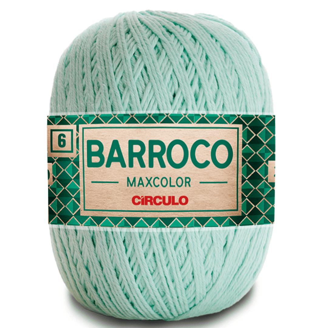Barbante * Círculo Barroco Maxcolor N.06 400g  2204 Candy Ver